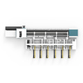 Máquina de corte de aço CNC de fibra de 1000W de 3000w de 3000w para tubos e tubos quadrados